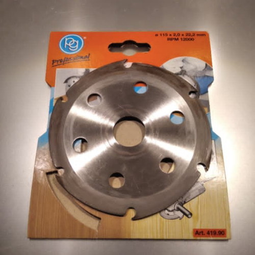 Wood Cutting Disc for Angle Grinder like new, 115 mm, 6 teeth