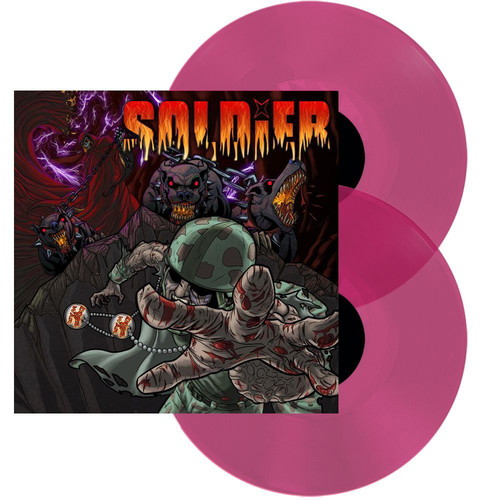 Soldier Dogs of War 2014 transparent purple vinyl 2LP brand new