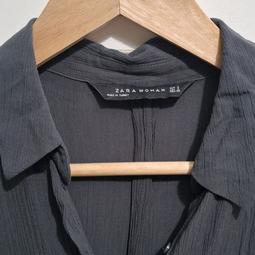 Zara long shirt like new, gray and purple