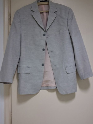 Axion Menswear men's jacket used, light gray, sizes XL and XXL