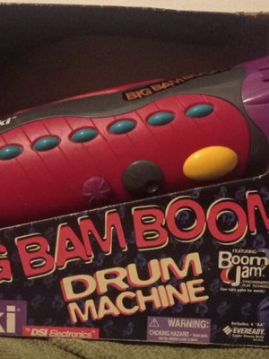 Kawasaki Big Bam Boom Drum Machine 1997 new in box