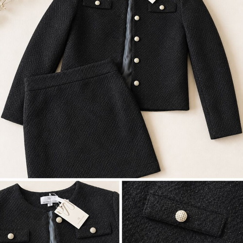 Suit new, size S/M, black, elegant