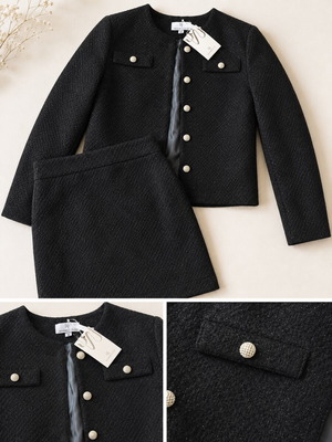 Suit new, size S/M, black, elegant