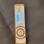 Nokia 7380 mobile phone in very good condition with small screen crack