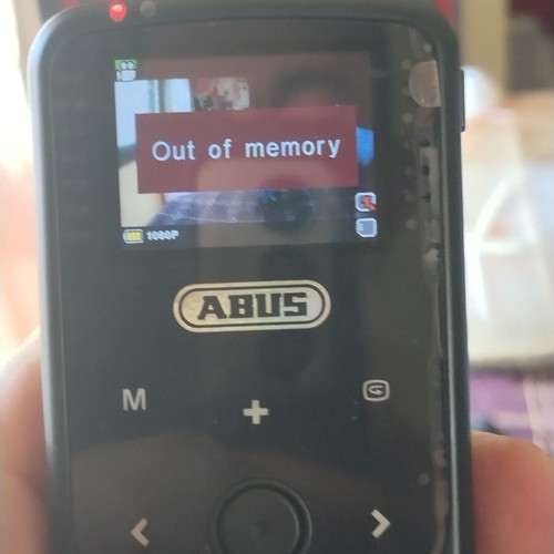 Mini Action Camera ABUS TVVR11000 Full HD used with Waterproof Case