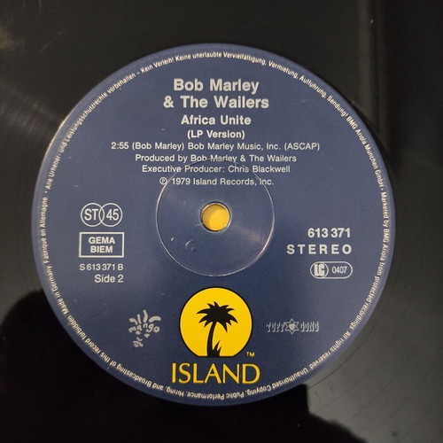Bob Marley & The Wailers Could You Be Loved 12″ Maxi‑Single used, Germany pressing 1990