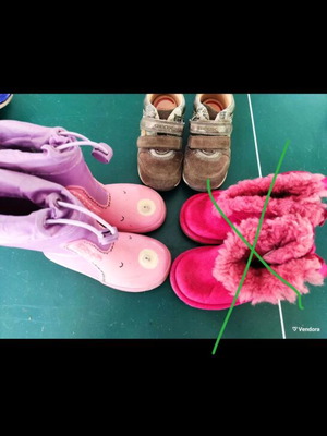 Παιδικά παπούτσια μεταχειρισμένα, 2 ζευγάρια, μέγεθος 25