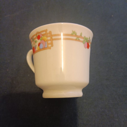 Greek coffee cups used, set of 4 with saucers