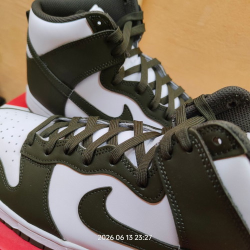 Nike Dunk Hi Retro size 45.5 new White Cargo Khaki