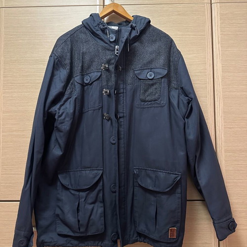 Voi Jeans outerwear like new, size XXL, gray and blue