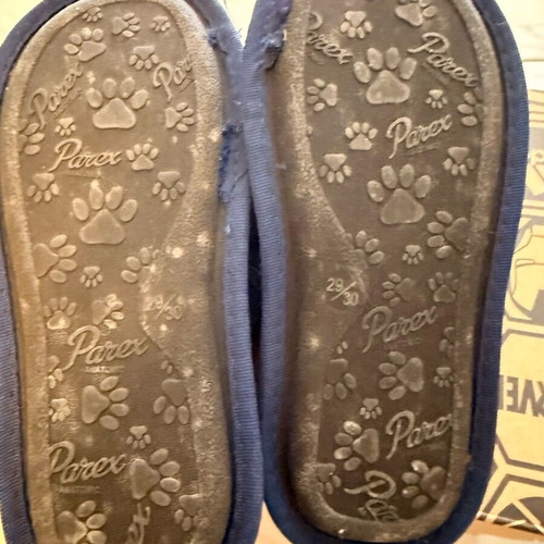 Parex children's anatomical slippers like new, size 29-30, blue