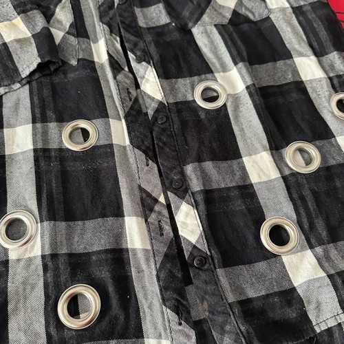 Long checkered shirt Bershka size M like new