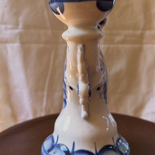 Vintage Gzhel porcelain candelabra like new
