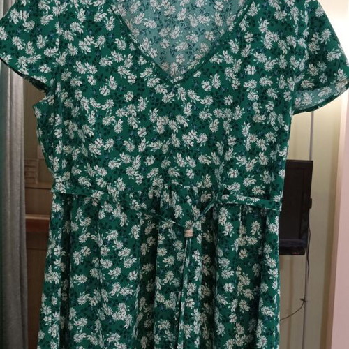Promod floral green dress, size 40