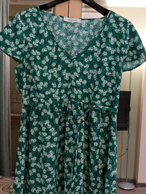 Promod floral green dress, size 40