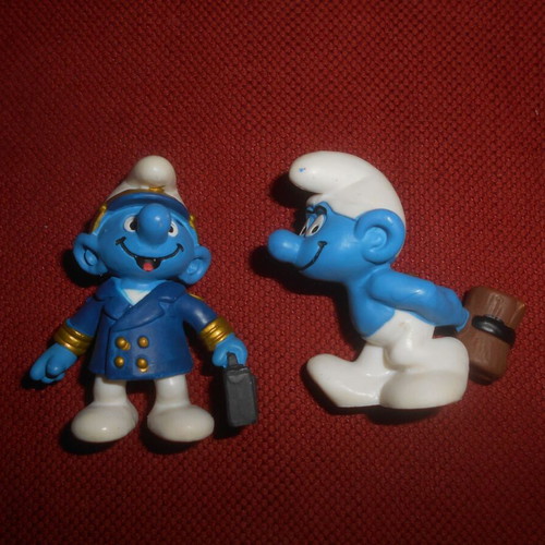 Smurfs figures PEYO used, pack of 14