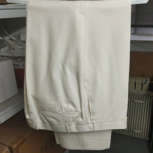 Beige sugar suit 2XL with XL shirt like new CC Corneliani