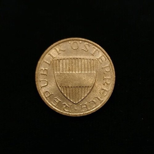 Austria 50 Groschen 1991, 1995 used, 2 coins