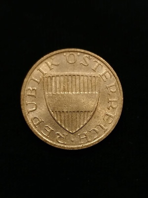 Austria 50 Groschen 1991, 1995 used, 2 coins