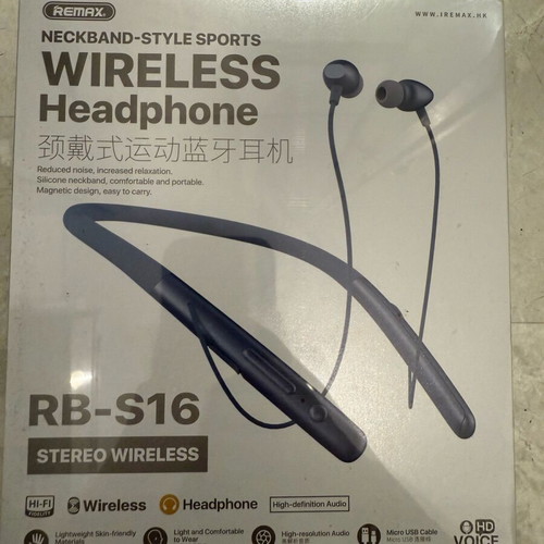 Remax RB-S16 Wireless Neckband Headphones New