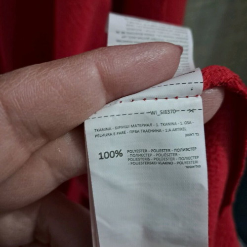 Sinsay midi dress with 3/4 sleeve red like new