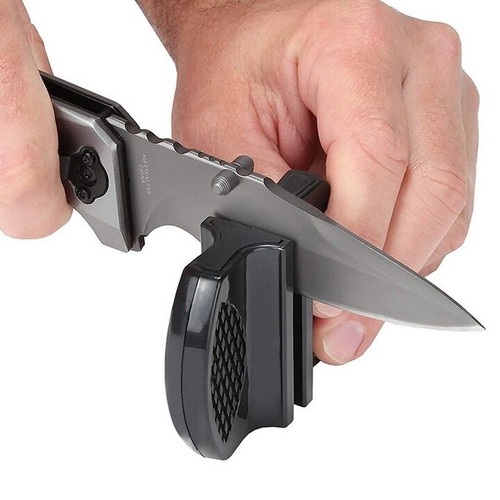 Set of 2 new Swiss knives with sharpener