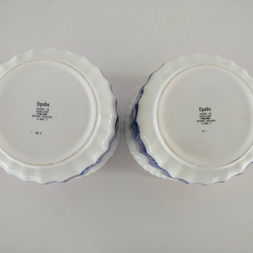 Spode flowerpots set of 2 used, made in England c.1816