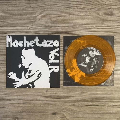 Machetazo / Abscess Vol.R / Flesh Candy / Open Wound Split 7” Orange Vinyl