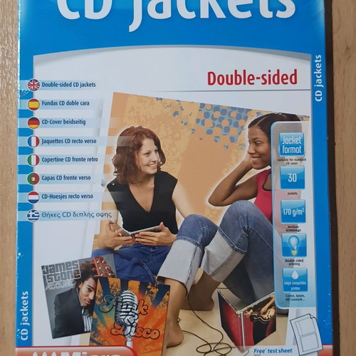 Micro Application double-sided CD jackets new, pack of 30
