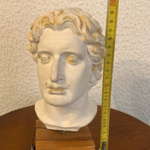 Alexander the Great decorative head used