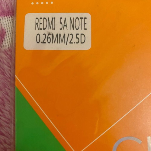 Screen protector new, pack of two for Redimi Note 5A