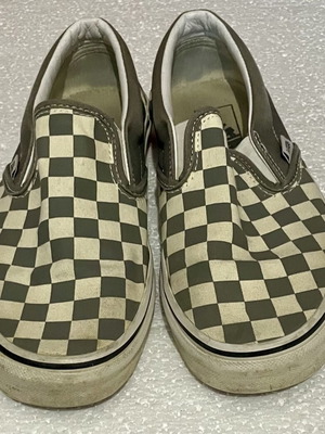 Vans Classic Slip-On checkerboard shoes like new, size 38