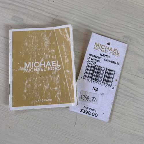 Michael Kors bag used, brown with crossbody strap