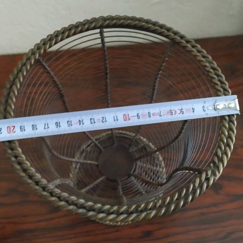 Metal fruit bowl used, excellent condition
