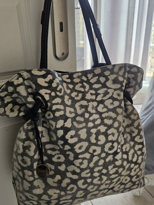 Furla shoulder bag, grey and beige