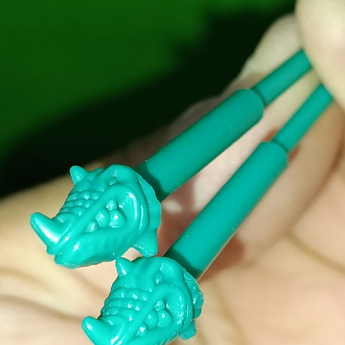 Mighty Max Dragon Island Missiles spare parts used, set of 2