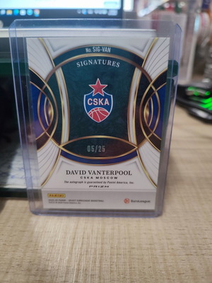 David Vanterpool Autographed Card 5/25 like new