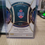 David Vanterpool Autographed Card 5/25 like new