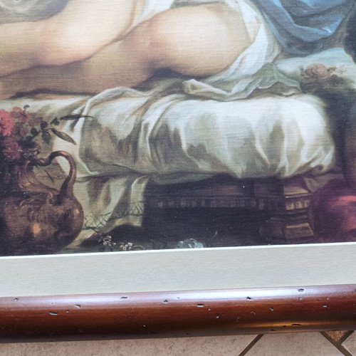 Painting like new 81x61 cm The Awakening of Venus with frame and glass