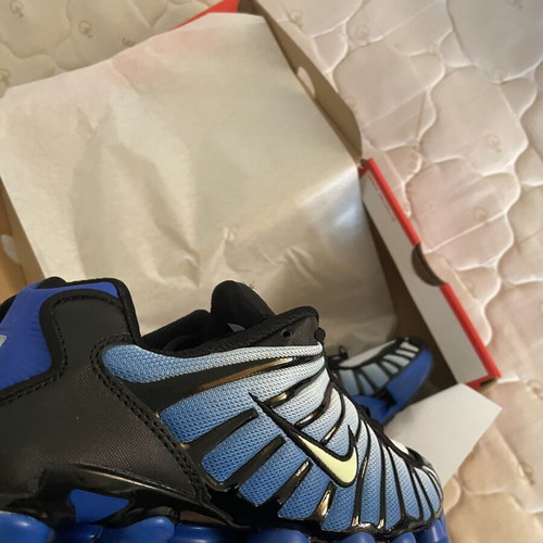 Nike Shox TL new with box, blue athletic shoes