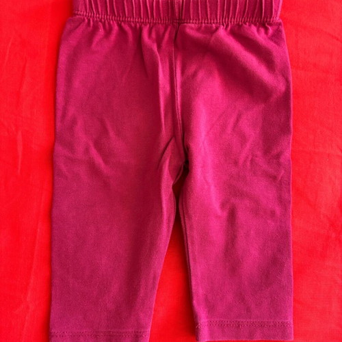 Monsoon leggings for 3-6 months baby burgundy like new