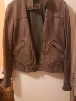 Bershka δερμάτινο jacket γυναικείο μεταχειρισμένο καφέ μέγεθος large