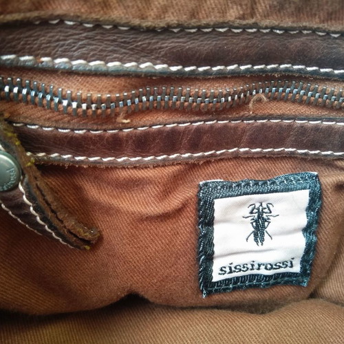 Leather shoulder bags used Sissirossi and Abaco