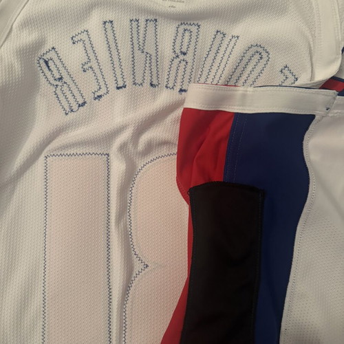 Evan Fournier Detroit Pistons 2023/24 NBA game jersey like new