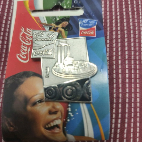 Collectible Olympic Games Pin Athens 2004 new, Coca Cola