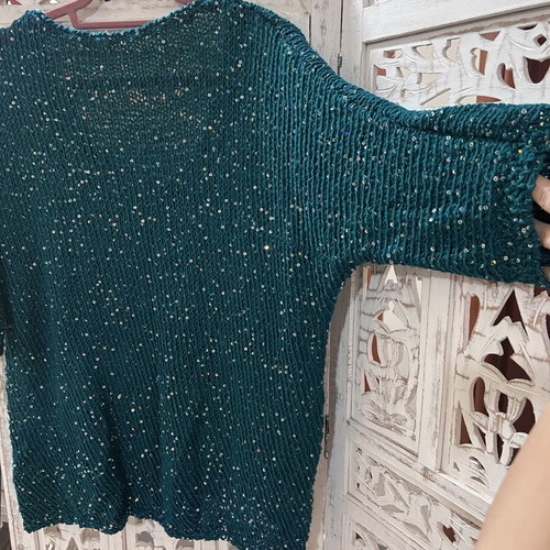 Handmade summer knit sweater like new, one size