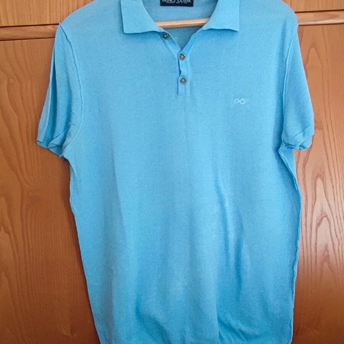 Chino pant and 2 plain T-shirts like new, size M, blue