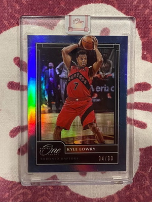 Panini One and One Kyle Lowry 2020-21 card new, /30