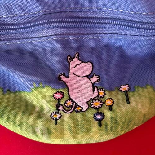 Adidas x Moomin kids waist-crossbody bag new, embroidered