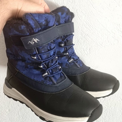Crivit children's snow boots blue-black size 37
